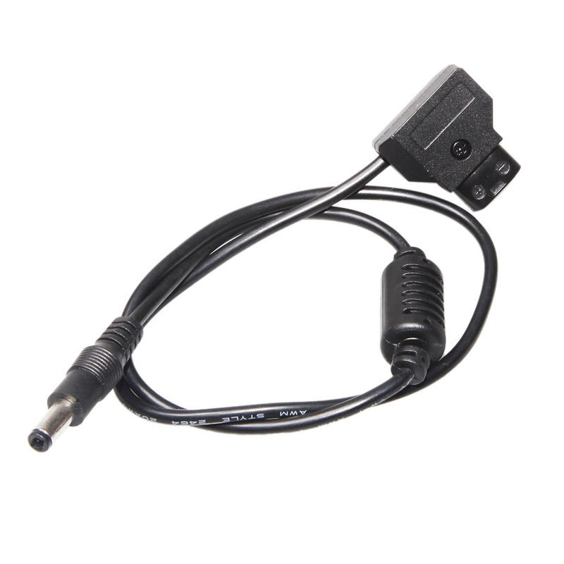 Coiled D Tap 2Pin Male To Dc 5.52.5Mm Adapter Cable For V Mount Anton Battery Dslr Rig Power Supply