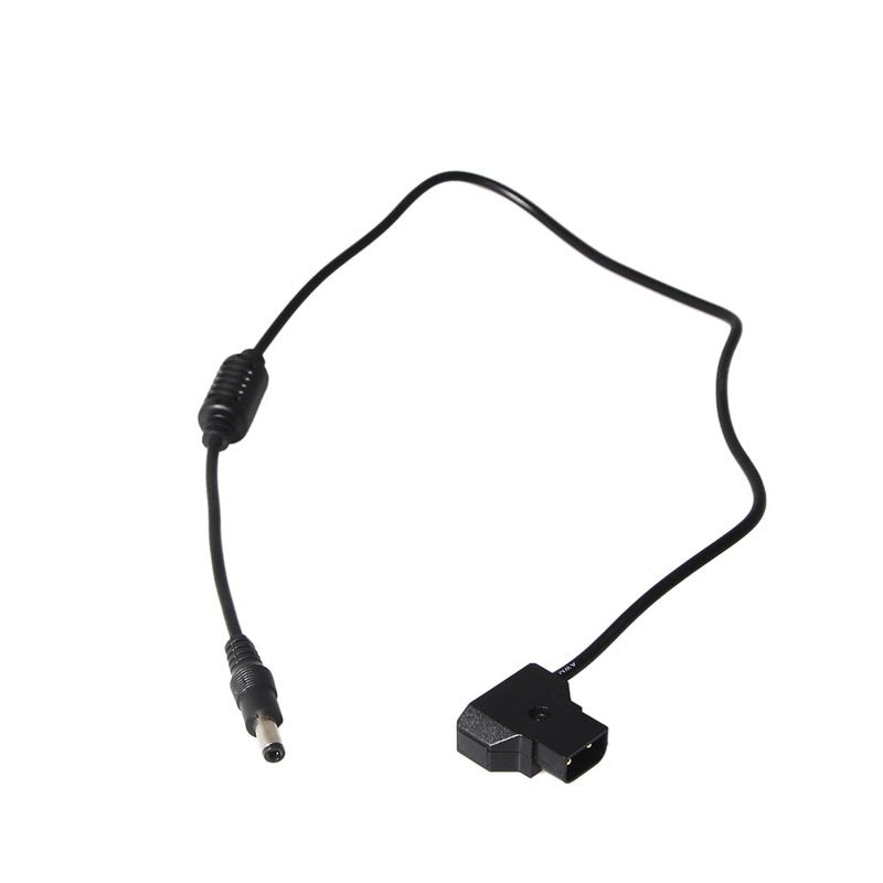 Coiled D Tap 2Pin Male To Dc 5.52.5Mm Adapter Cable For V Mount Anton Battery Dslr Rig Power Supply