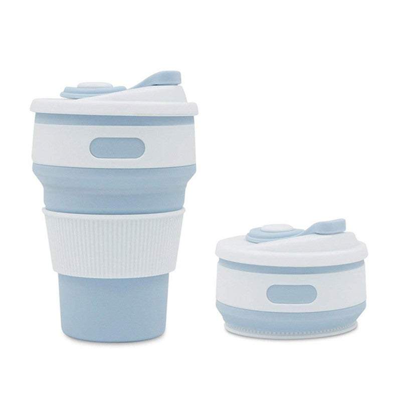 Mugs Coffee Cups Collapsible Silicone With Lid