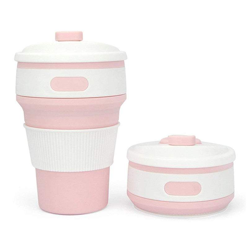 Mugs Coffee Cups Collapsible Silicone With Lid