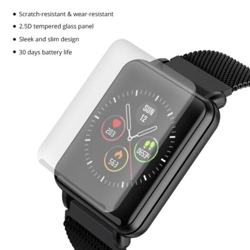 Colmi Land 1 Smart Watch With Fitness Tracker For Iphone Andriod Phone Black