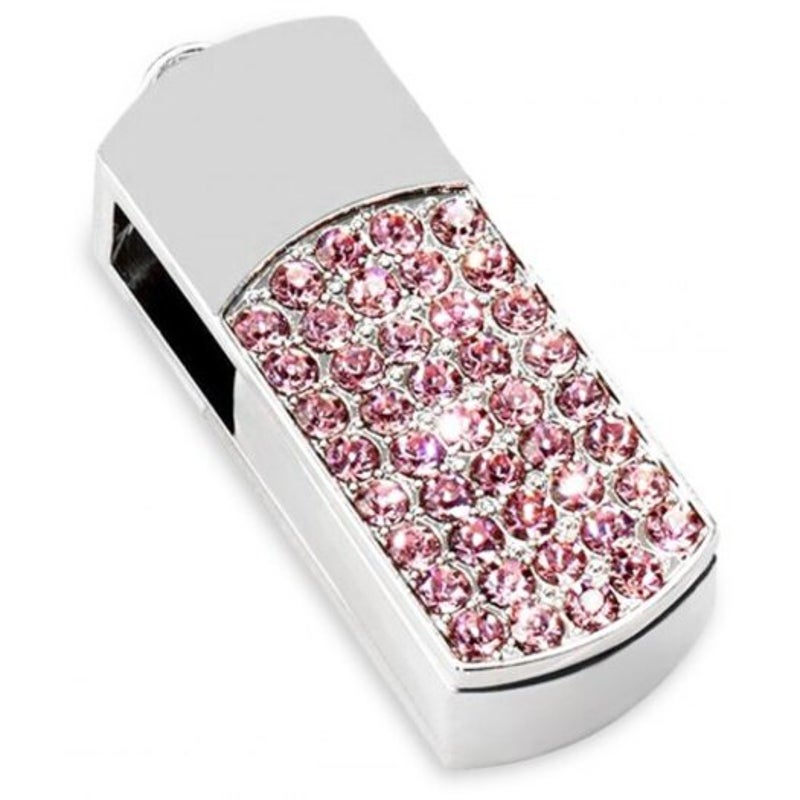 Colorful Diamond Fashion U Disk Usb Flash Drive Light Pink 32G