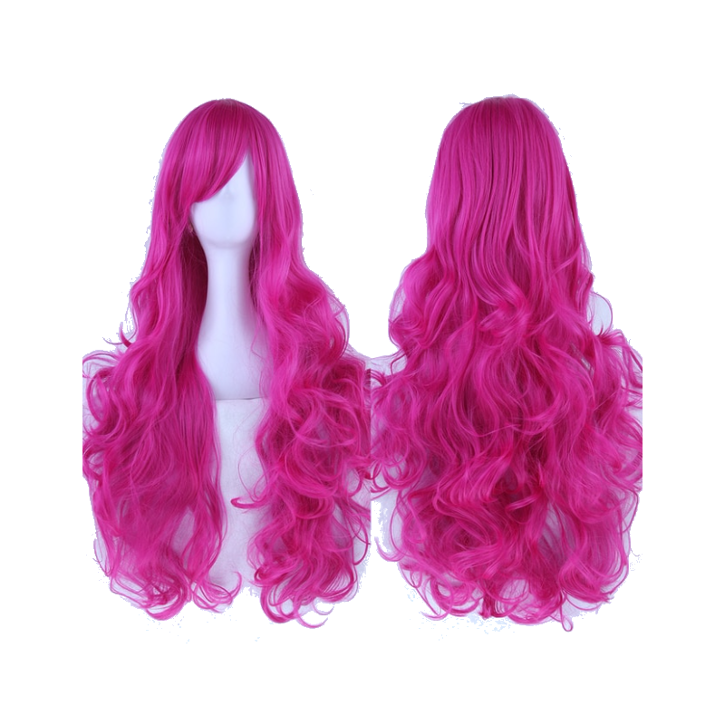 1 Sets of House Of Dasein Cosplay Long Hair Wig High Temperature Silk Multi Colored Cartoon 80Cm