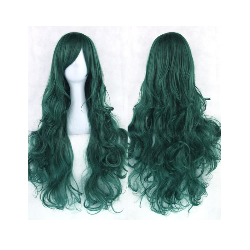 1 Sets of House Of Dasein Cosplay Long Hair Wig High Temperature Silk Multi Colored Cartoon 80Cm