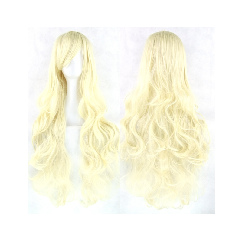 1 Sets of House Of Dasein Cosplay Long Hair Wig High Temperature Silk Multi Colored Cartoon 80Cm