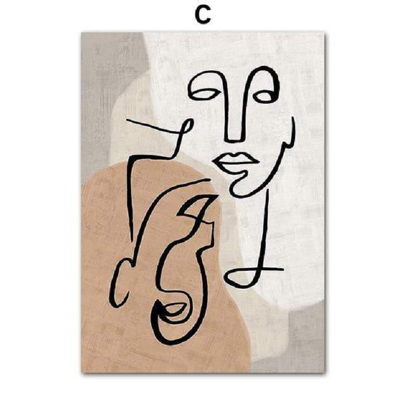 Colour Block Canvas Unique Modern Art Prints Wall Decor