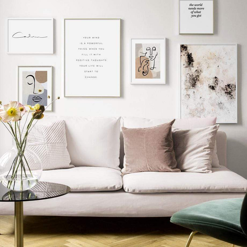 Colour Block Canvas Unique Modern Art Prints Wall Decor