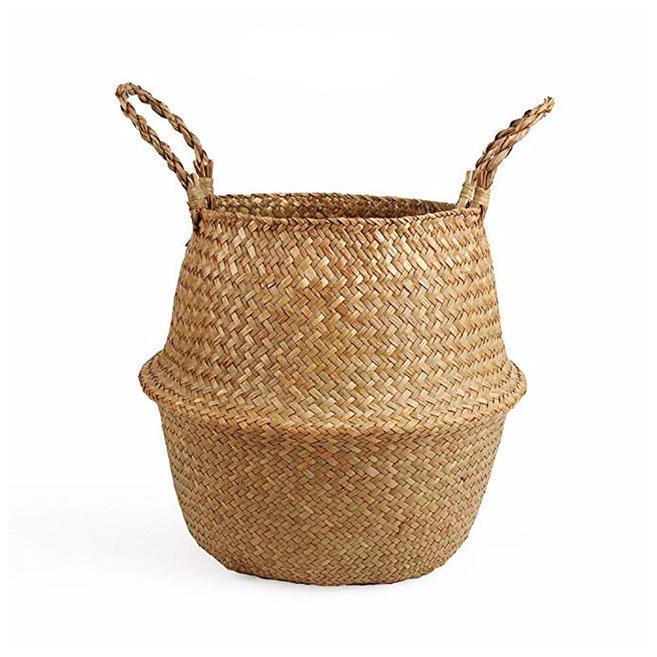 Colour Block Wicker Baskets Storage