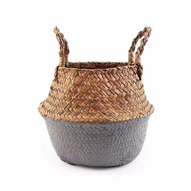 Colour Block Wicker Baskets Storage