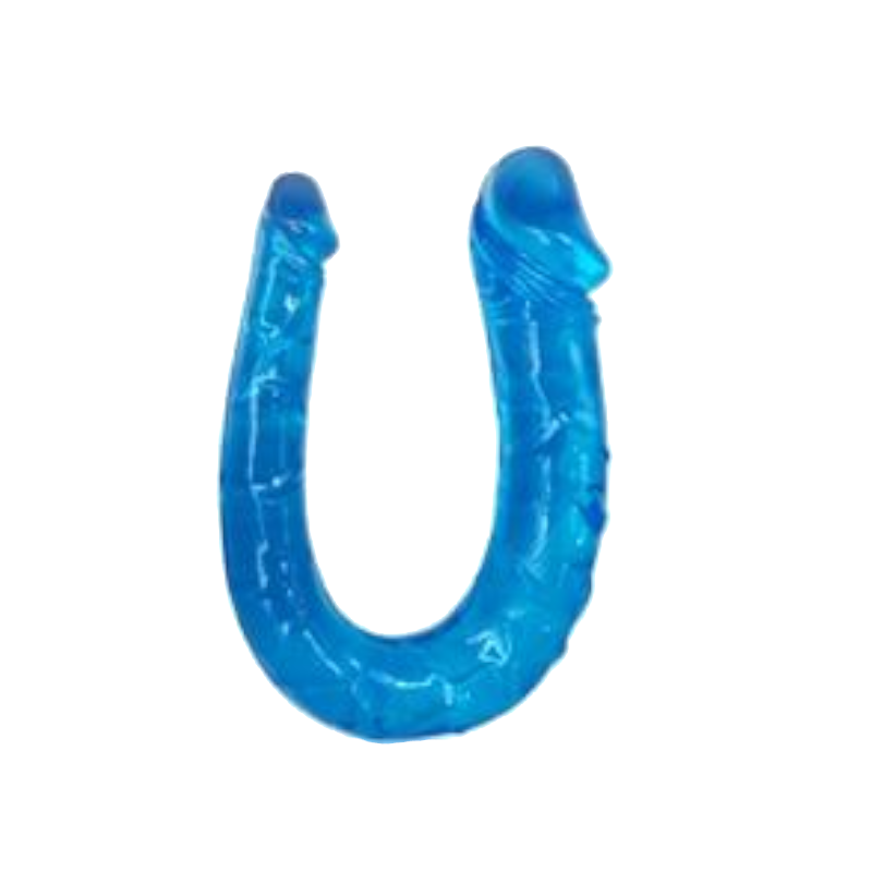 Colorful Double Ended Bdsm Dildo Soft Jelly Anal Plug Couples