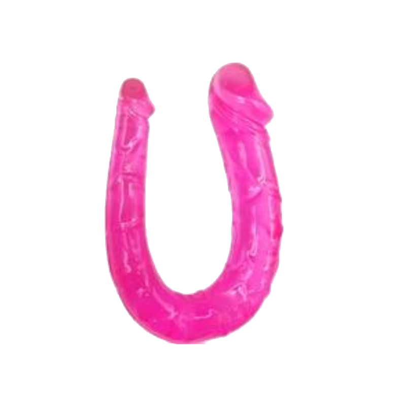 Colorful Double Ended Bdsm Dildo Soft Jelly Anal Plug Couples