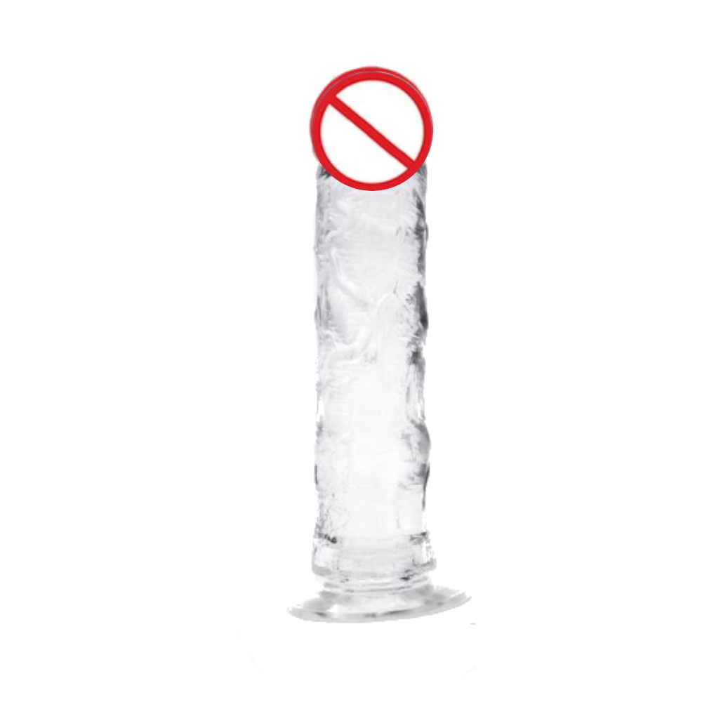 Colourful Realistic Jelly Dildo Deep Throat Training Suction Cup Base