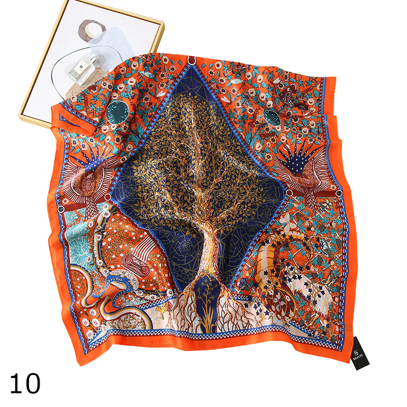 Colourful Shawl Travel Silk Scarf Women's Accessories