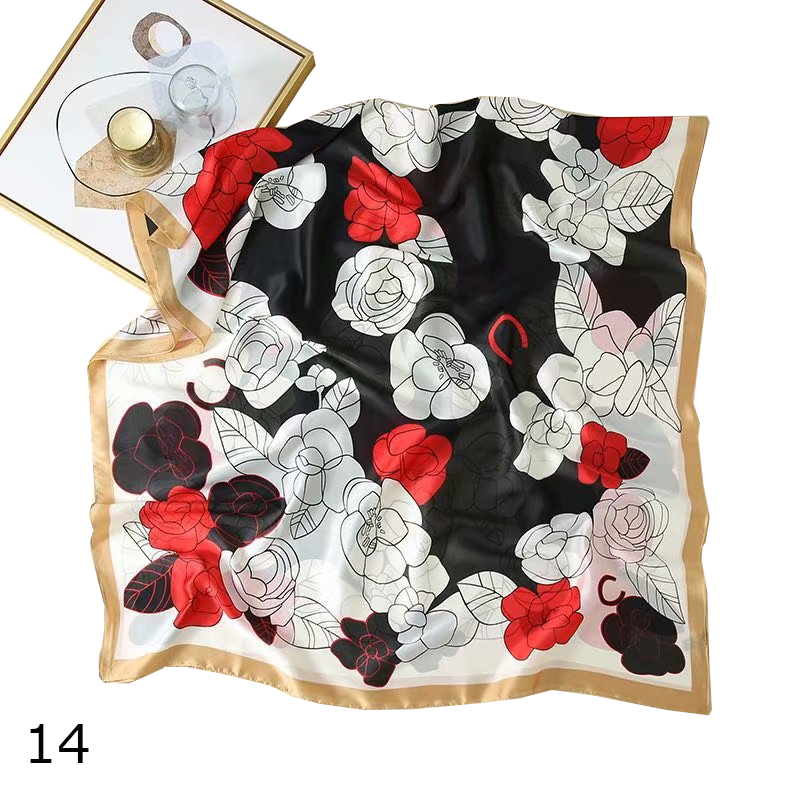 Colourful Shawl Travel Silk Scarf Women's Accessories