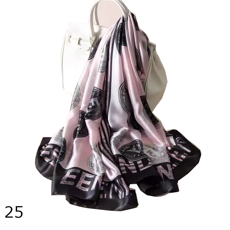 Colourful Shawl Travel Silk Scarf Women's Accessories