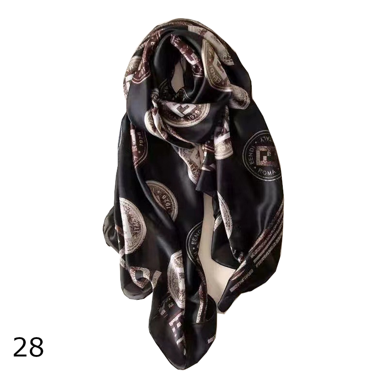 Colourful Shawl Travel Silk Scarf Women's Accessories