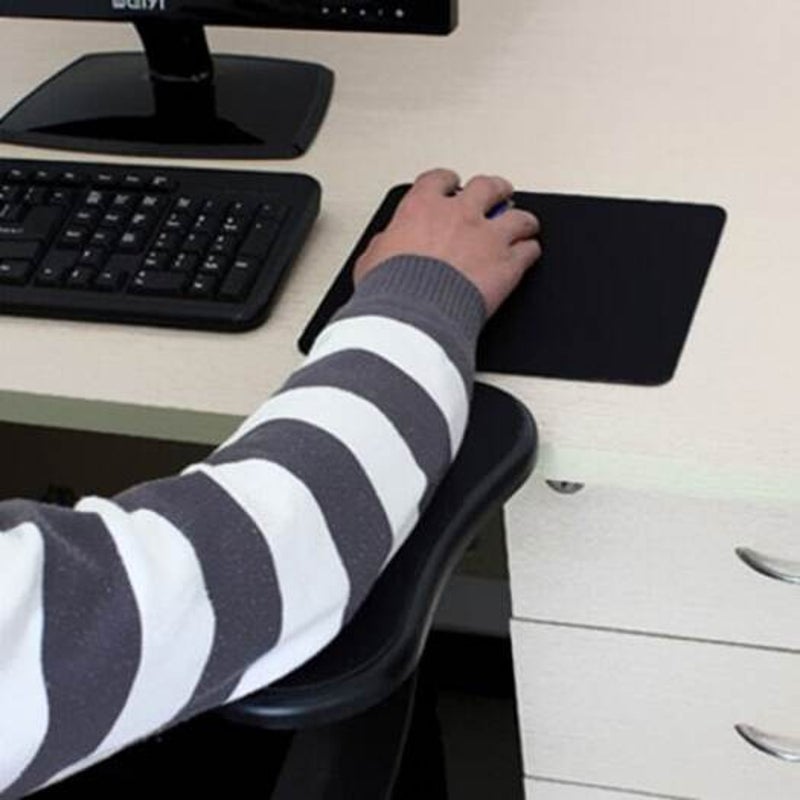 Comfortable Arm Support Computer Hand Pallet Mouse Pads Black