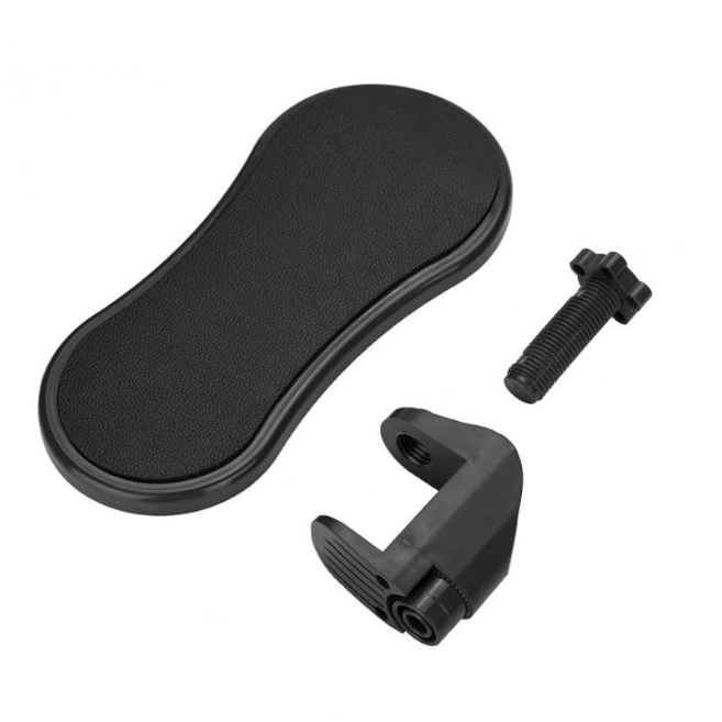 Comfortable Arm Support Computer Hand Pallet Mouse Pads Black