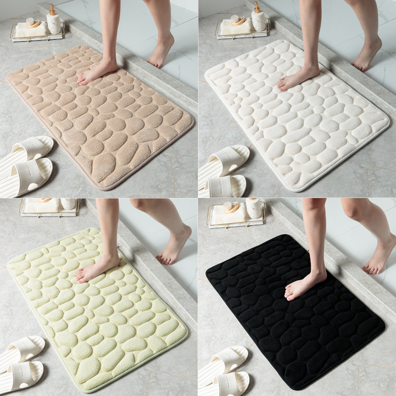Comfortable Stone Design Rebound Memory Foam Bath Mat