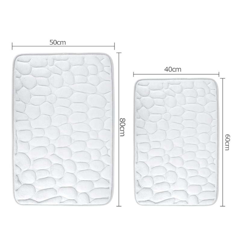 Comfortable Stone Design Rebound Memory Foam Bath Mat