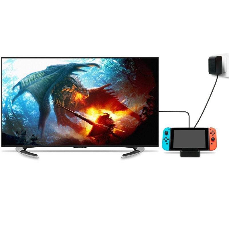 Compatible For Nintendo Switch Dock Base Tv Hdmi Charging Cooling Portable Bracket