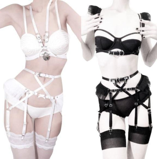 Bondage Harness Lingerie Set For Women