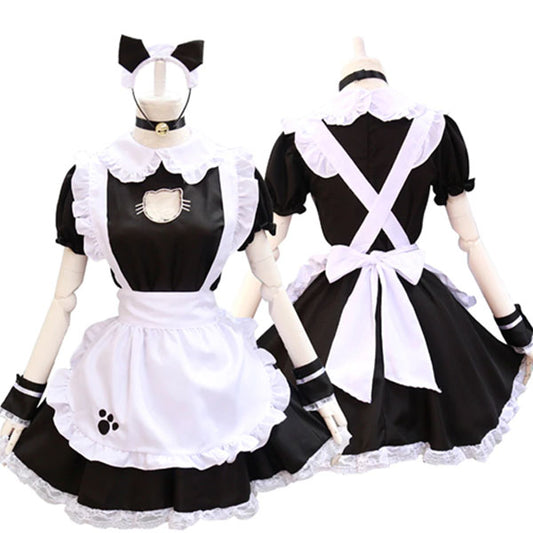 Complete Neko Maid Outfit Costume Women