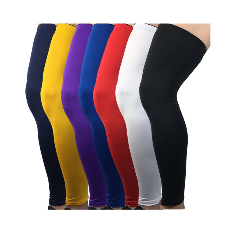 Compression Knee Calf Sleeves Anti-Slip Leg Guard Support