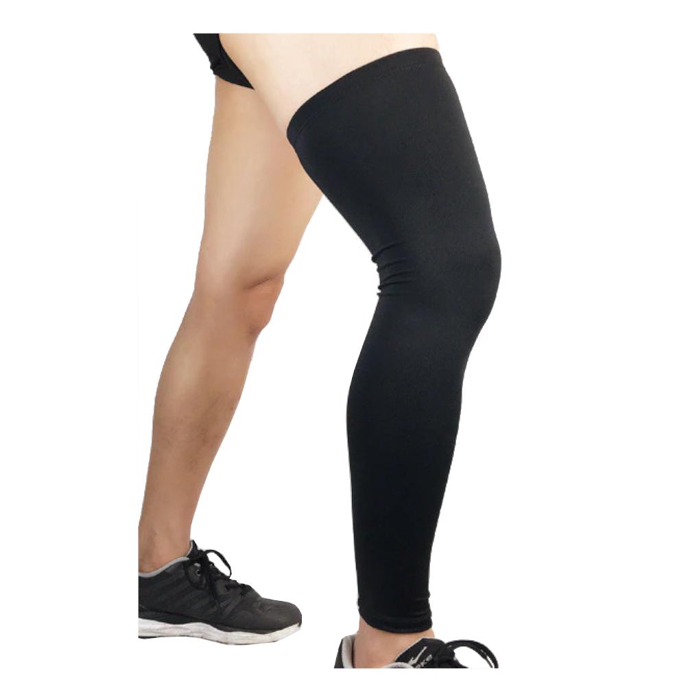 Compression Knee Calf Sleeves Anti-Slip Leg Guard Support