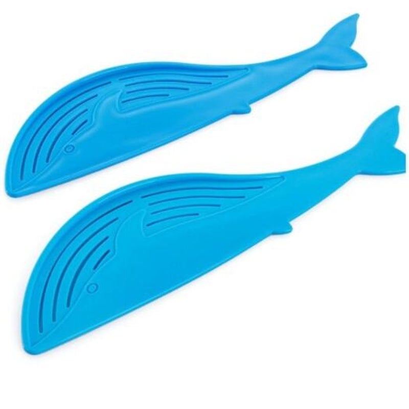 Cooking Tools Kitchen The Whale Shaped Handle Type Water Filter Frame Rice Washer Creative Blue