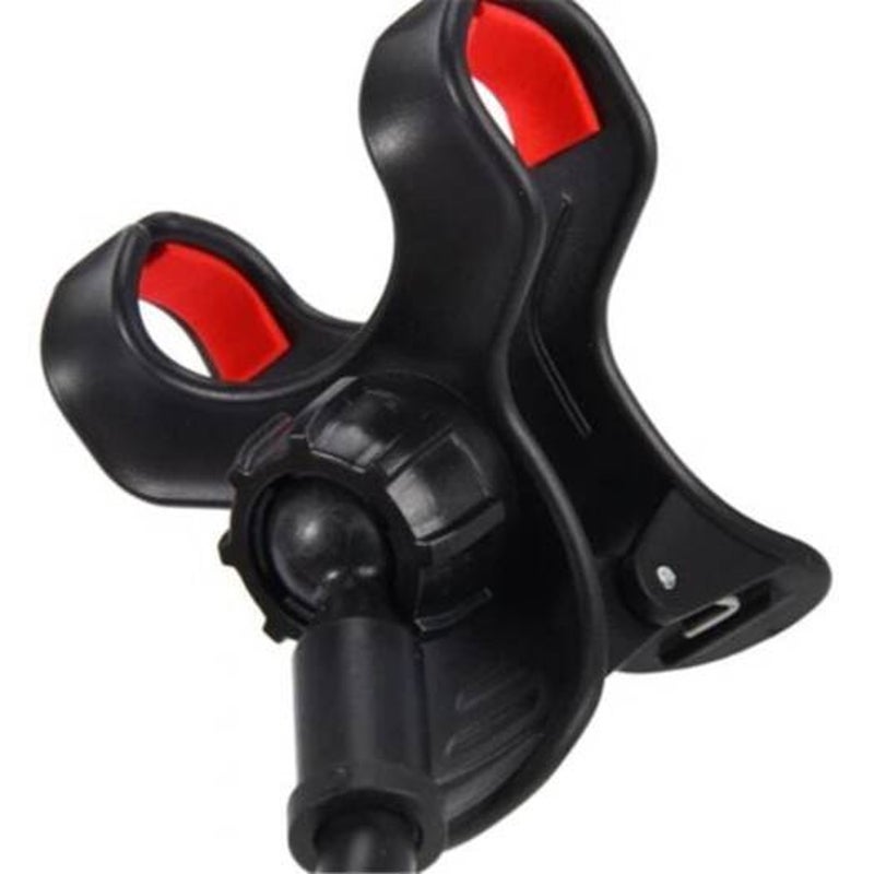 Cool Long Arm Car Windscreen Cellphone Holder Black