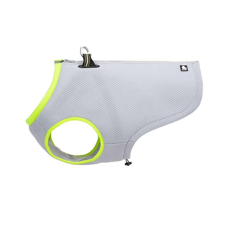 Cooling Vest Neon Yellow M Dog Comfortable Rings Leash Attaching Hoop-And-Loop Tape Zipper