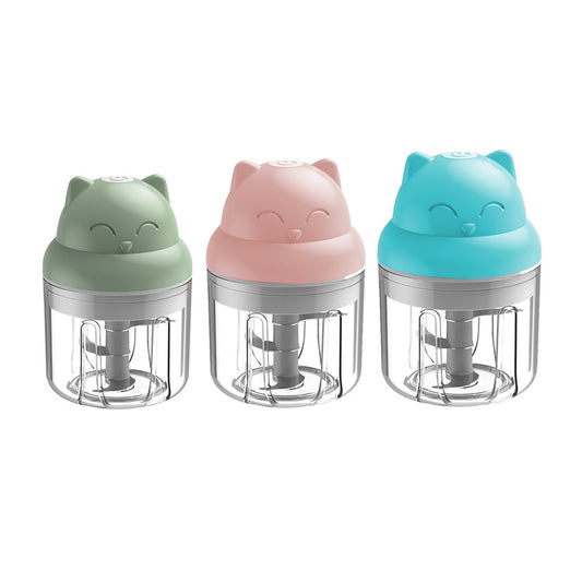 Cordless Electric Mini Garlic Chopper Kitchen Food Blender Processor Ginger Chili