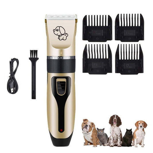 Cordless Electric Pet Clipper Grooming Set Safe Waterproof Blade