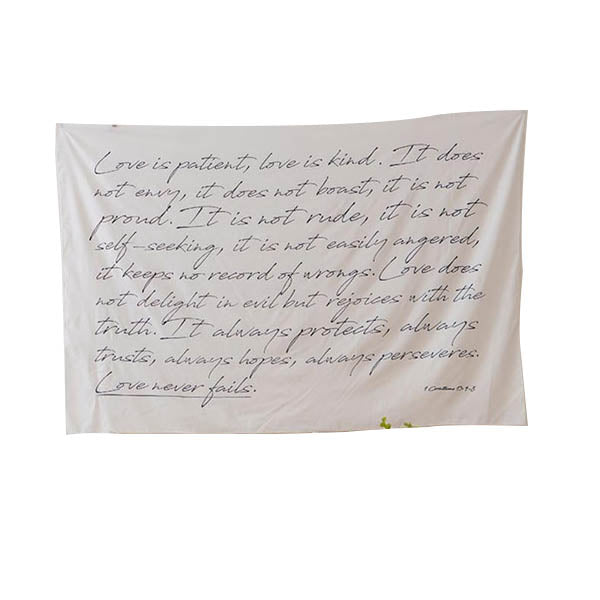 Corinthians Tapestry Hanging Wall Art Home Decor
