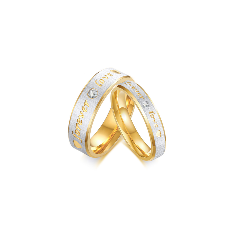 Veile Studios Couple Rings Engrave For Couples Forever Love - Men