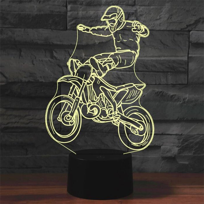 Creative 3D Led Decorative Night Light 16 Color Remote Control