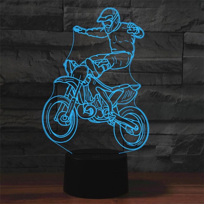 Creative 3D Led Decorative Night Light 16 Color Remote Control