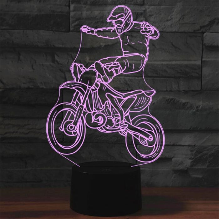 Creative 3D Led Decorative Night Light 16 Color Remote Control