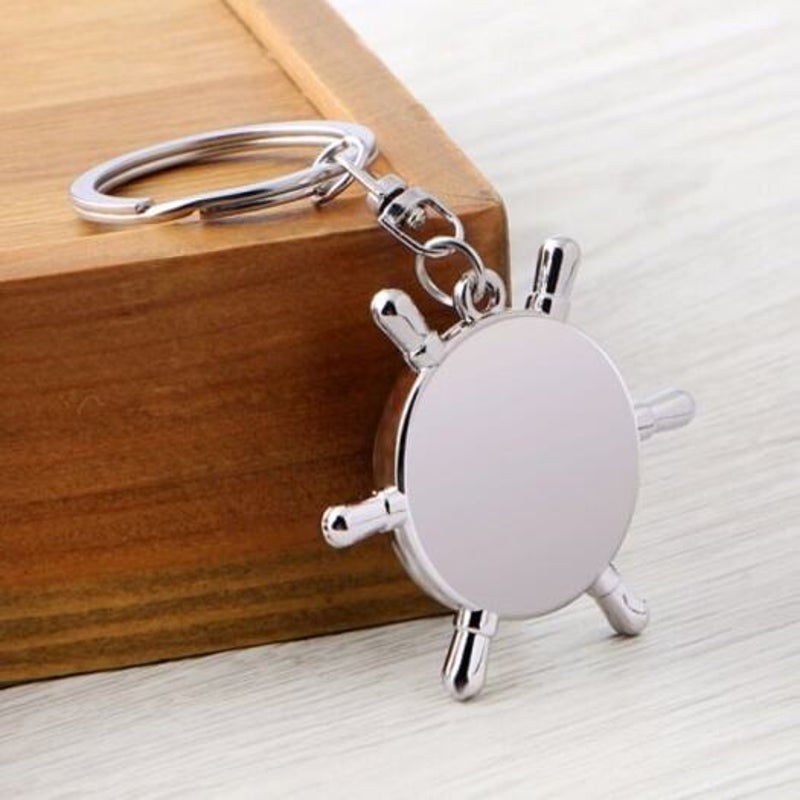 Outdoor Camping Hiking Mini Pocket Compass Navigator Keychain Survival Tool