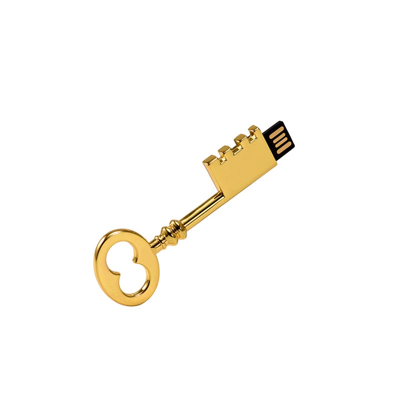 Creative Gold Key Usb 2.0 Flash Drive Pendrive 64Gb Memory Stick