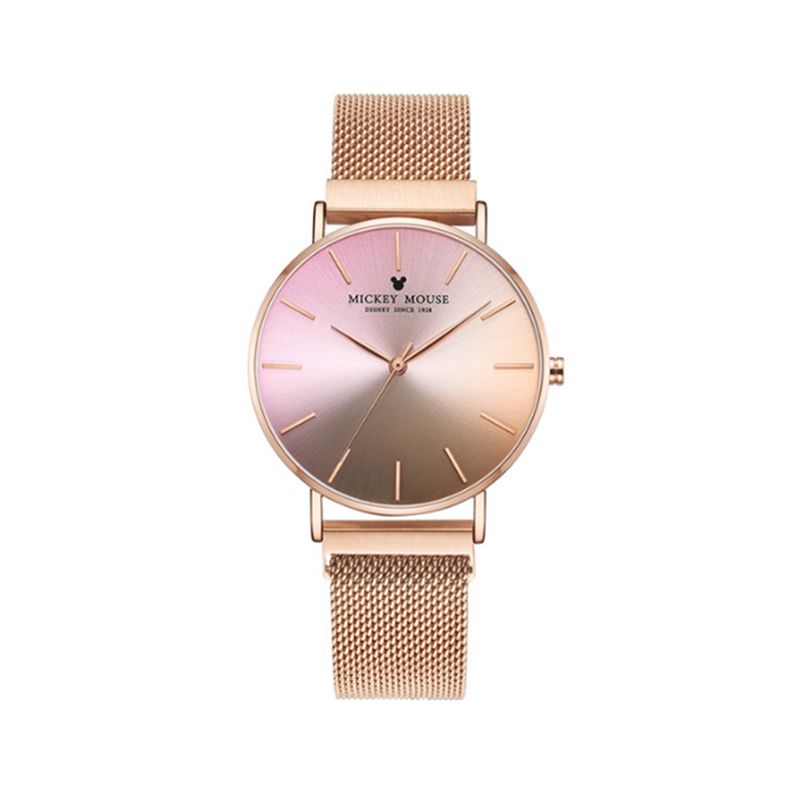 Veile Studios Creative Gradient Color Ladies Watch Magnetic Mesh With Fashion Trend Quartz For Women