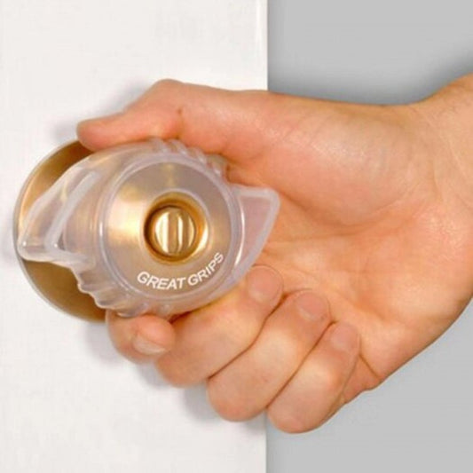 Creative Luminous Soft Knob Cover Thickening Door Lock Non Slip Sleeve 2Pcs Transparent