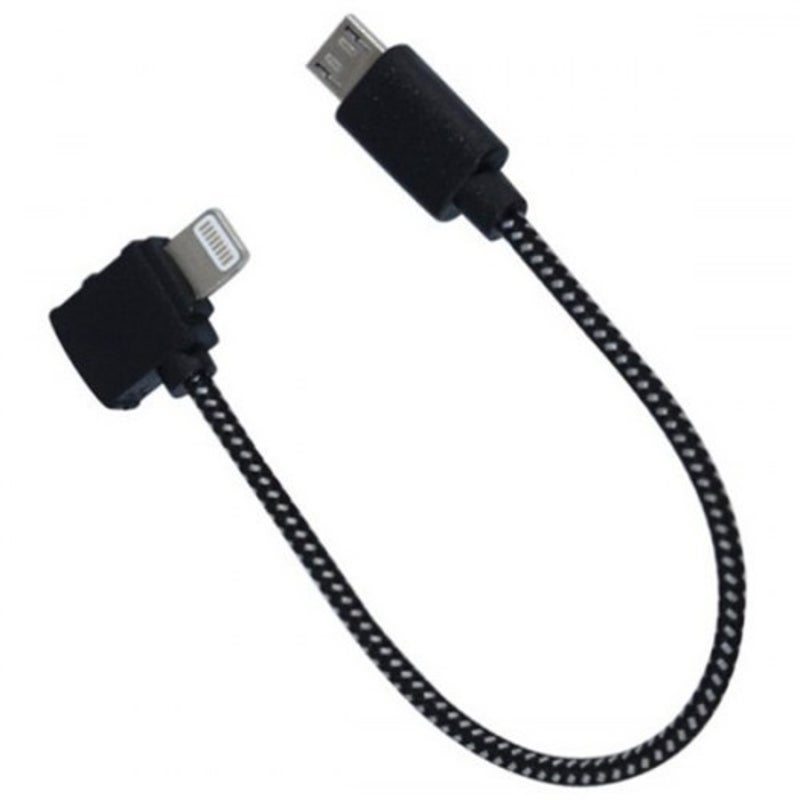 Creative Remote Control Mobile Phone Connection Data Cable For Dji Spark Black
