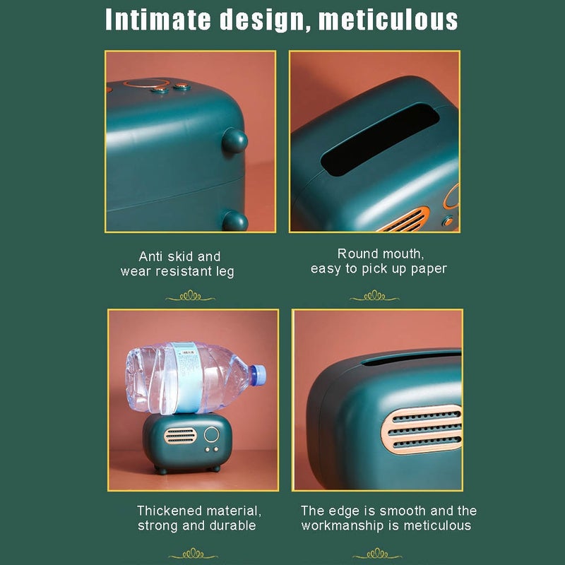Creative Tissue Box Dispenser Remote Control Coffee Table Paper Storage