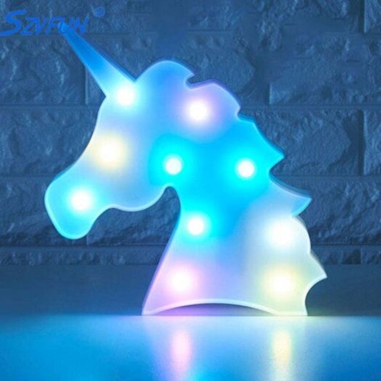 Creative Shape Night Light For Home Decoration Colorful