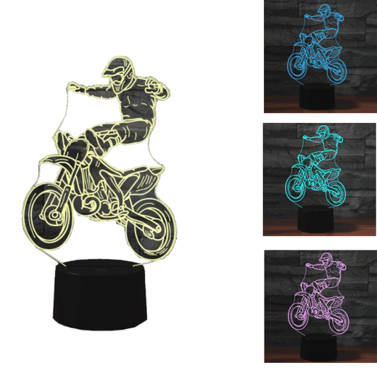 Creative 3D Led Decorative Night Light 16 Color Remote Control