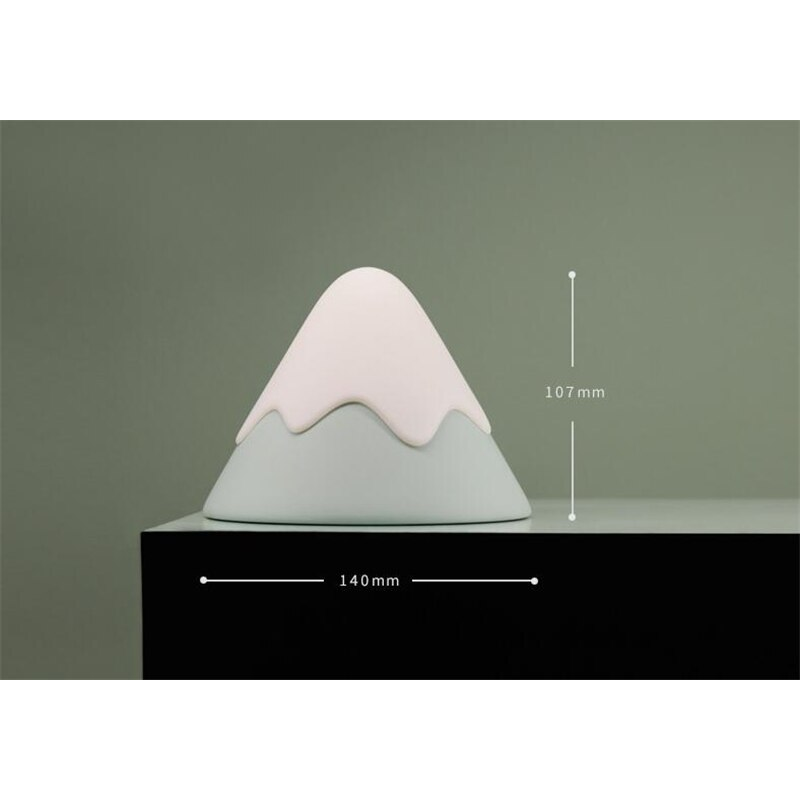 Creative Bedroom Bedside Snow Mountain Lamp Touch Led Charging Eye Protection Night Light