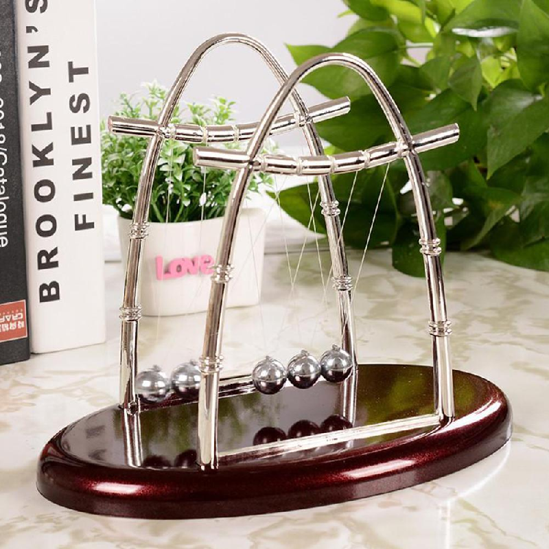 Creative Crafts Oval Newton Pendulum Table Decoration Science And Education