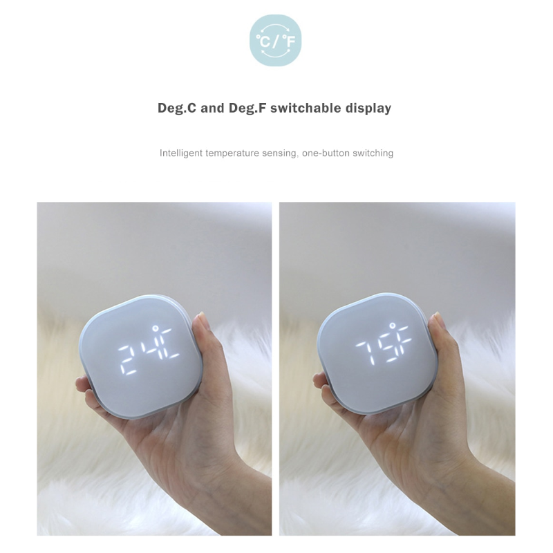 Creative Smart Small Alarm Clock Mini Digital Bedside Luminous Timing Electronic